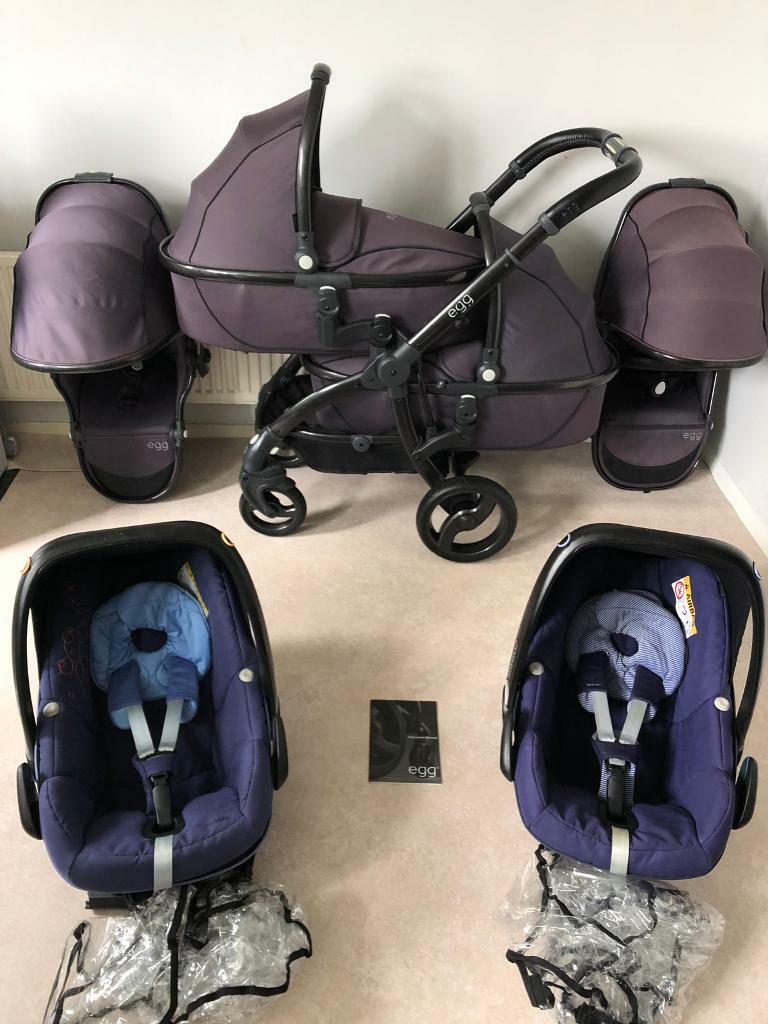 egg double travel system